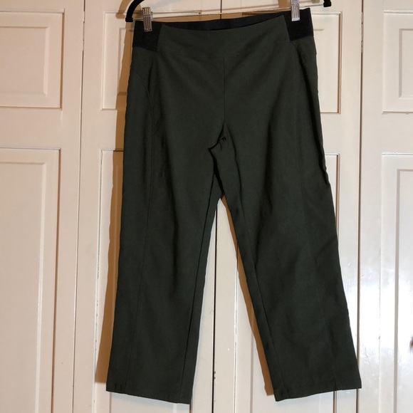 Simply Vera Pull On Stretch Pant Elastic Waist Army Green SZ S - Picture 1 of 8